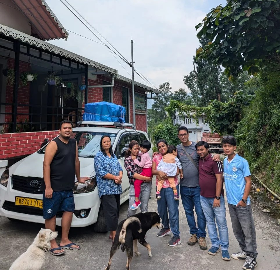 The host family at Manjushree Homestay